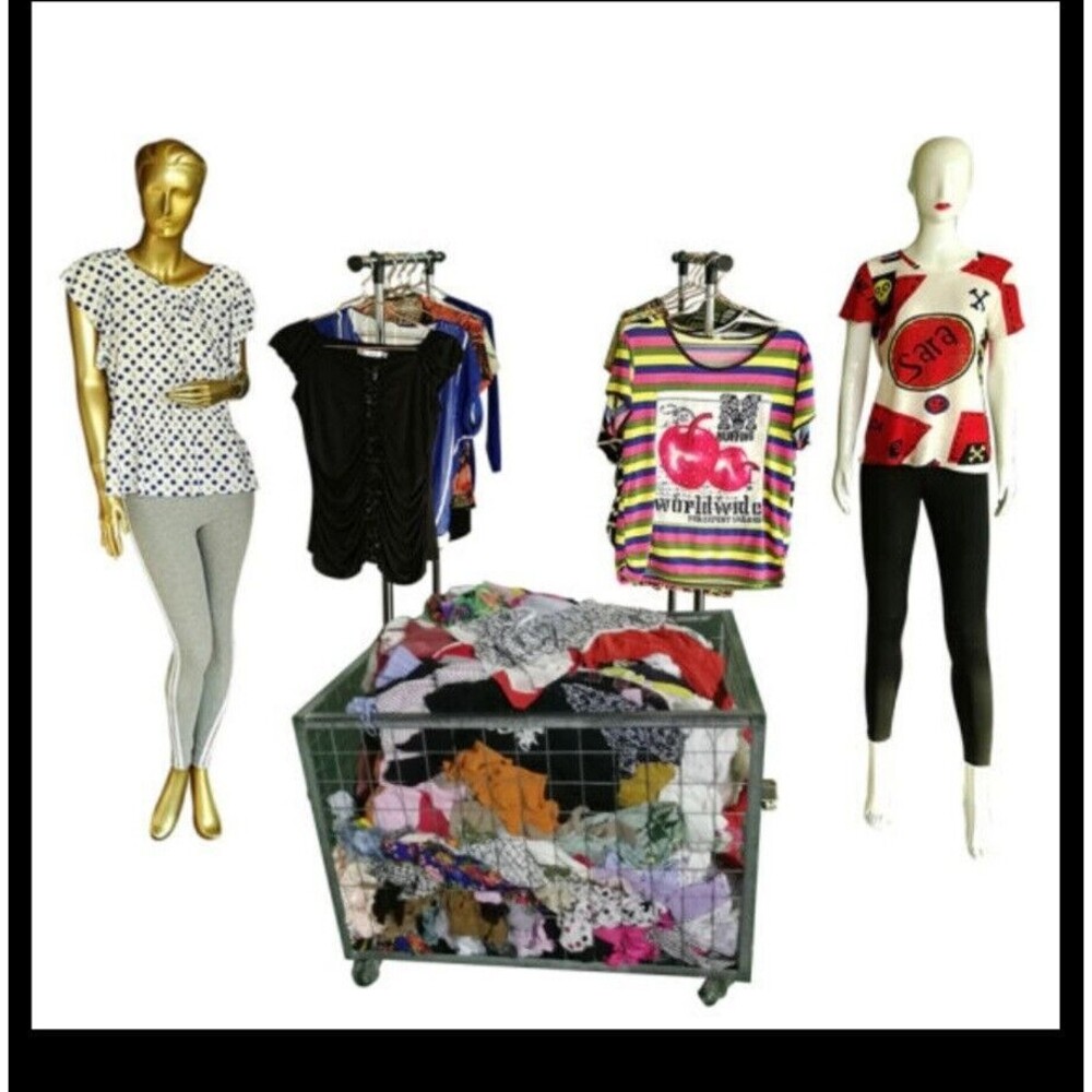 Lot Of 50 Pcs‎  Mixed Women's Clothes Bulk Wholesale Resale Consignment